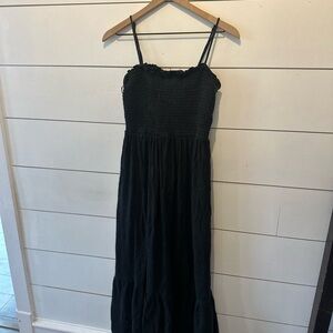 Anthropologie Black Maxi Dress
